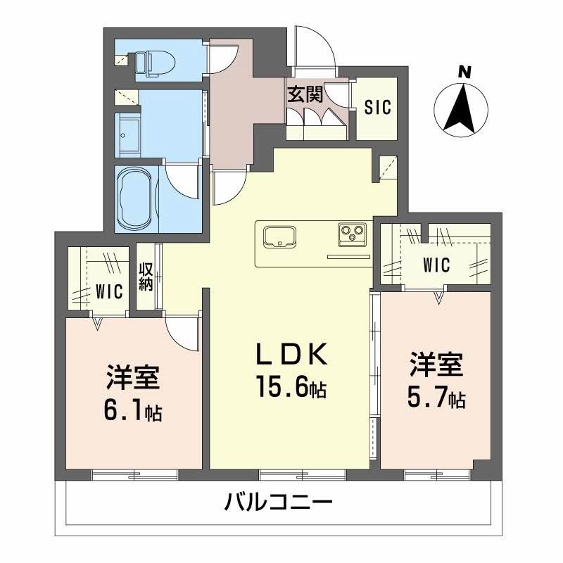 グランメゾン南浅田 間取り図