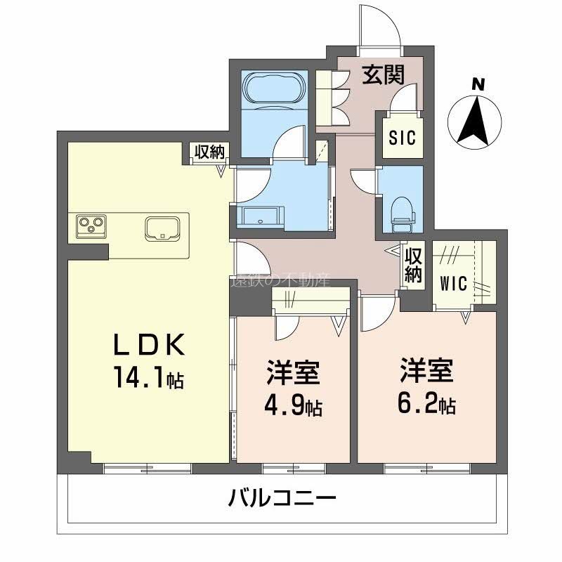 グランメゾン南浅田 間取り図