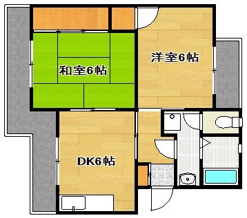マンションＫＭ－１(マンションケーエムワン) 間取り図