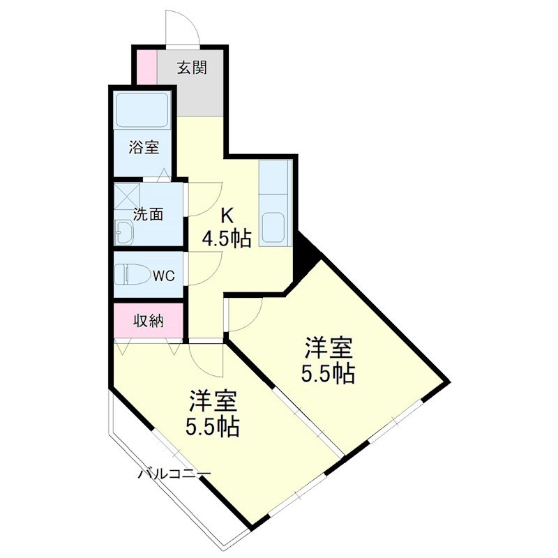 ティアラ植松 間取り図