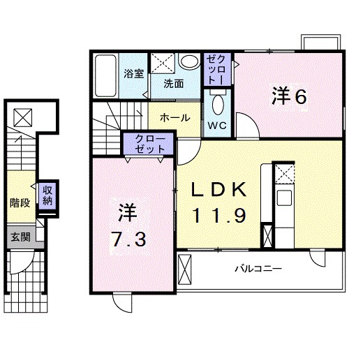 サンリットⅠ 間取り図