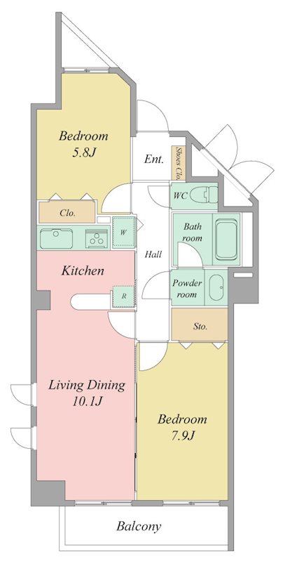 佐鳴湖パークタウンサウス（南館） 0703号室 間取り