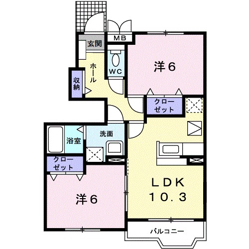 トレス日和 間取り図