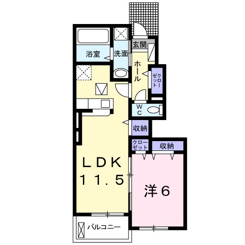 ステラオッファⅡ 間取り図