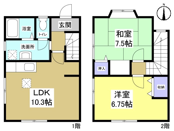 ラミュッセ柿澤Ⅱ 間取り