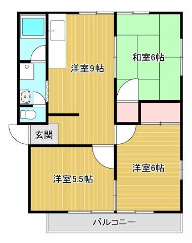コーポホンゴー 間取り図