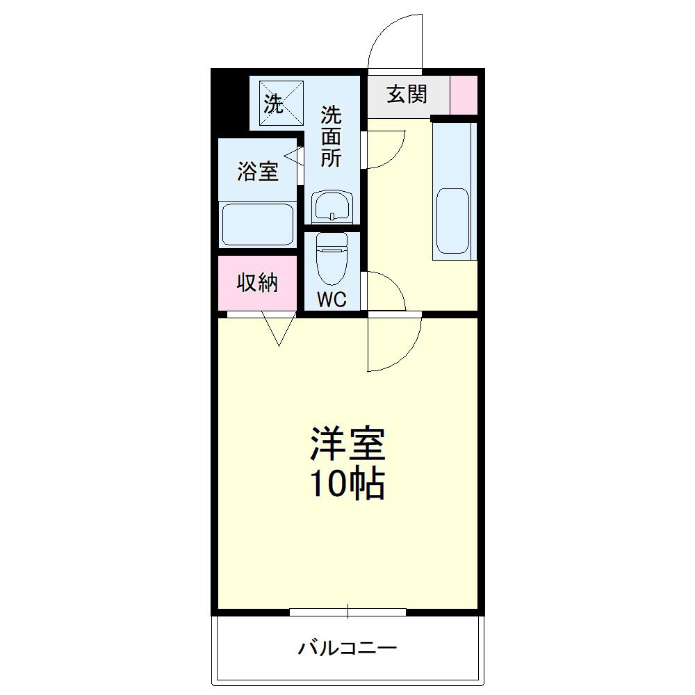 グロワール椿森 間取り図