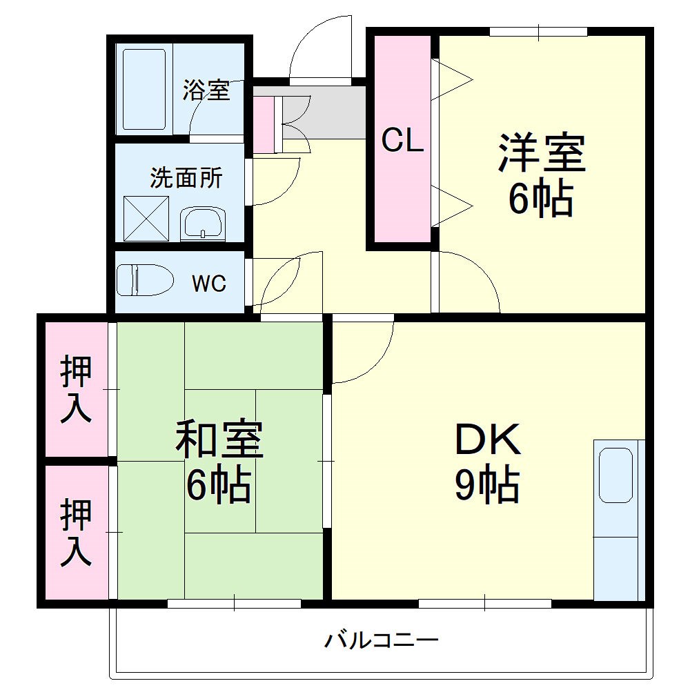 ディアコート 間取り図