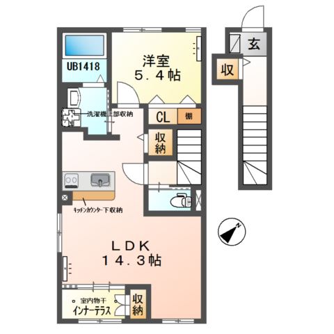 セントヴィラージュ 間取り図