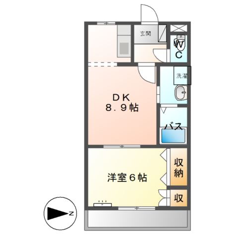 ムーンレインボー 間取り図
