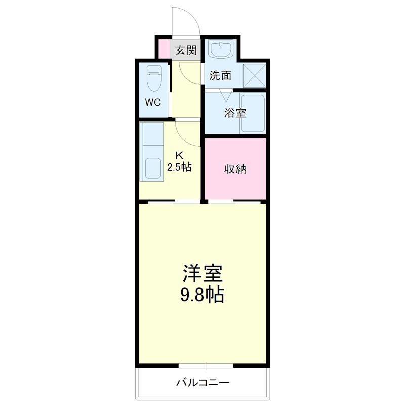ローテローザⅡ 間取り図