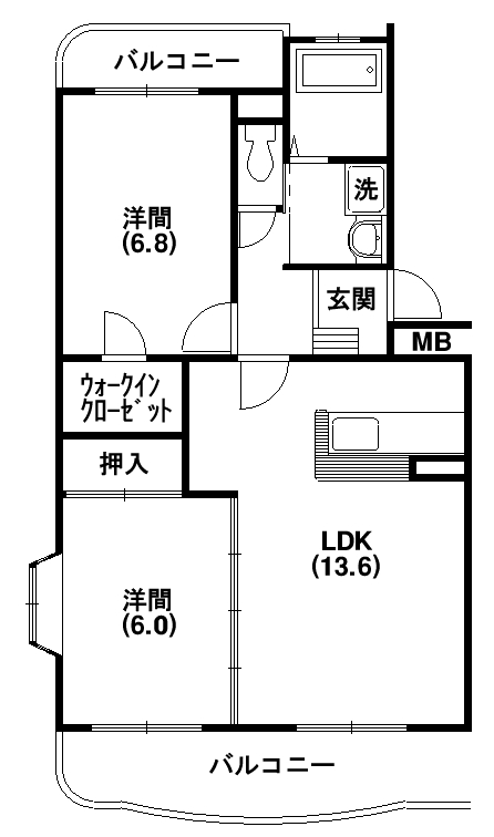 ヴィクトワール 間取り図