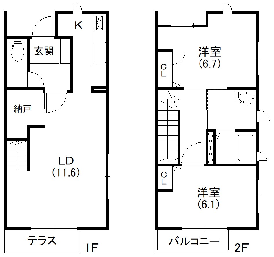 パルモガーデン　A 間取り図