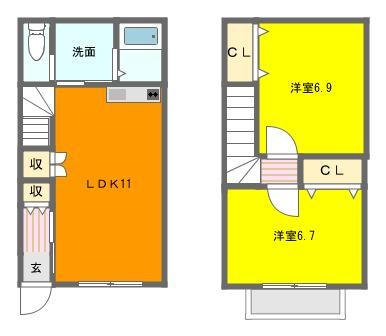 Grandir 間取り図