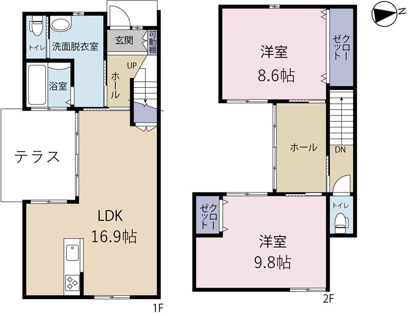 ロイヤルシティ頭陀寺 間取り図