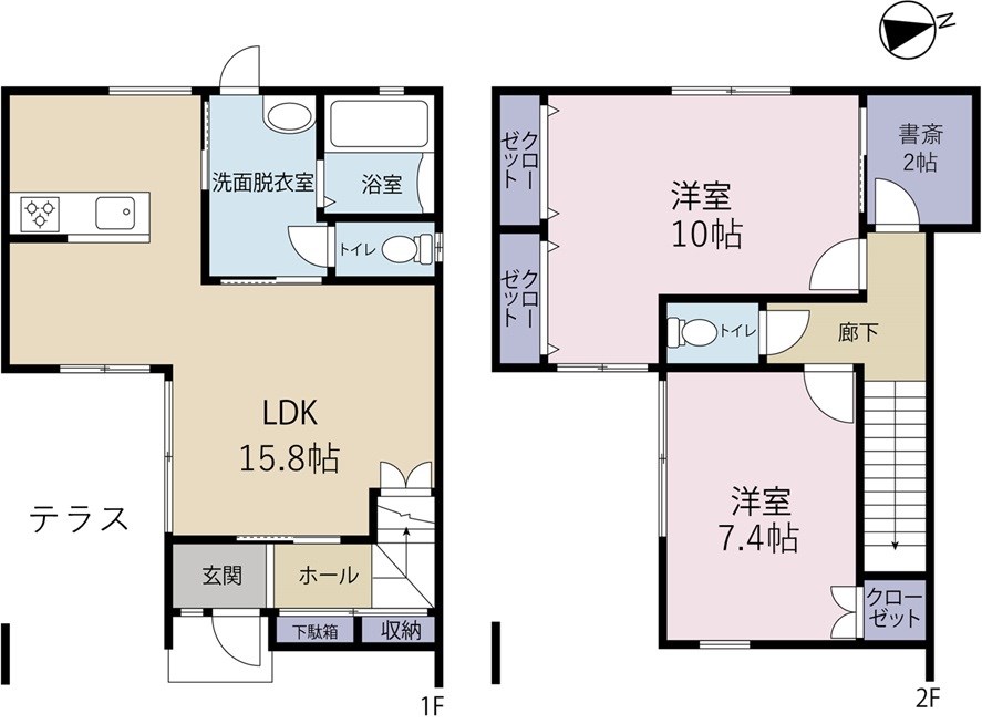 ロイヤルシティ頭陀寺 間取り図