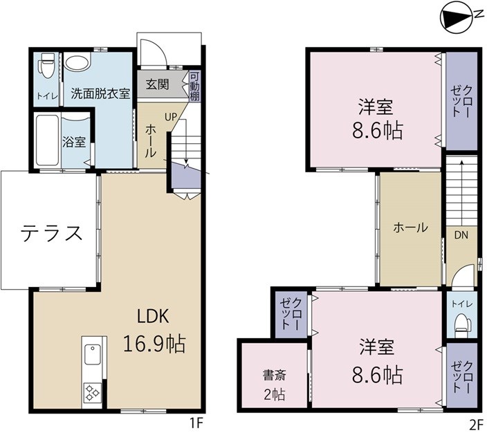 ロイヤルシティ頭陀寺 間取り図