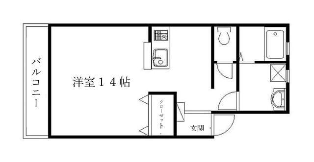 Ｋ&amp;rsquo;Ｓ　ＴＯＷＮ１ 間取り図