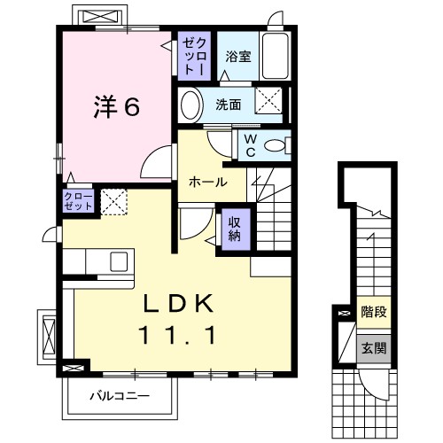 メゾン・ド・美月 間取り図