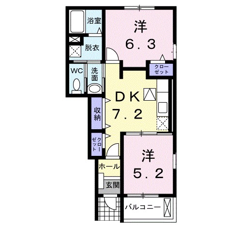 ファインⅡ 間取り図