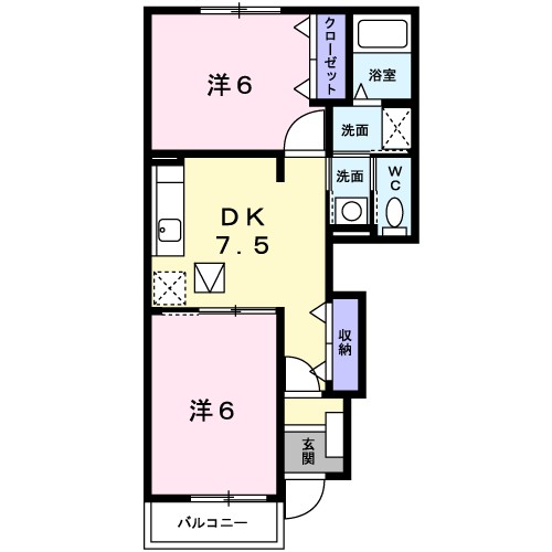 グリーンフィールドＣ 間取り図