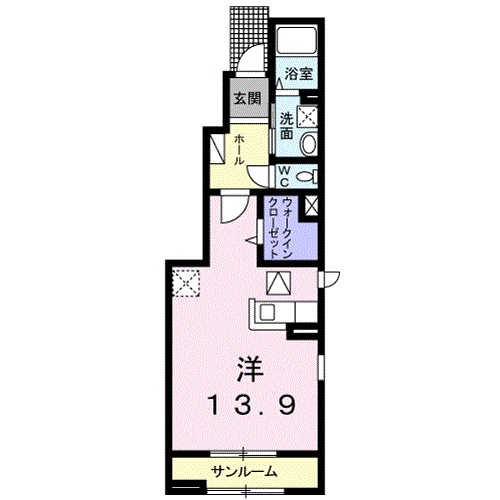 ランドネⅢ 間取り図
