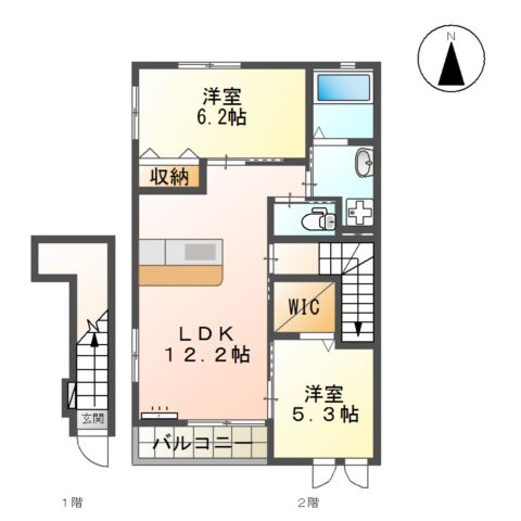 ハレクラニ 間取り図