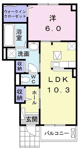 パイン　スマイル 間取り図