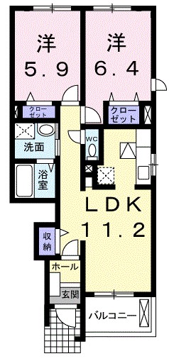 フレッシュ　タウン 間取り図