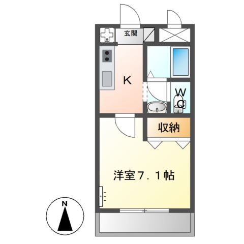 アイル・プティ 間取り図