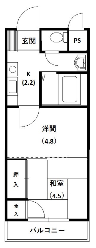 アルシェ浜松 間取り図