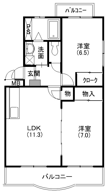 エスポワール・マキ 間取り図