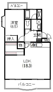クリスタルフォレスト 間取り図