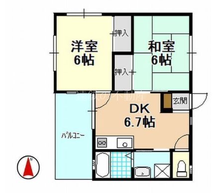 ＢＬＯＯＭ　ＣＯＵＲＴ 間取り図