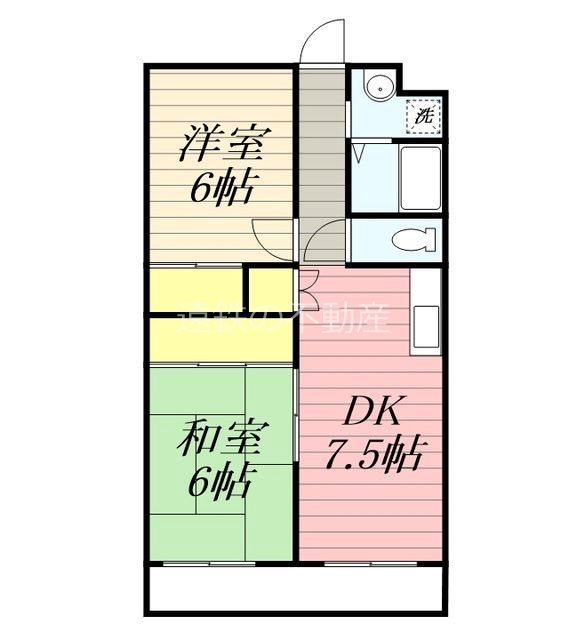 コーポ内山2 間取り図