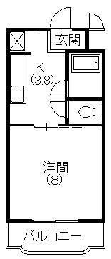 サンアベニューⅠ 間取り図