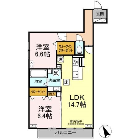 プランドール 間取り図