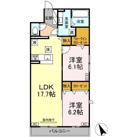 プランドール 間取り図