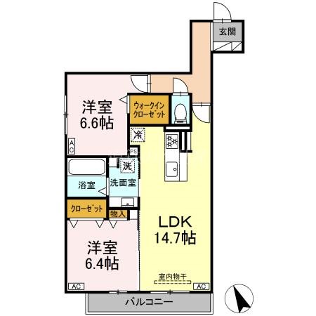 プランドール 間取り図
