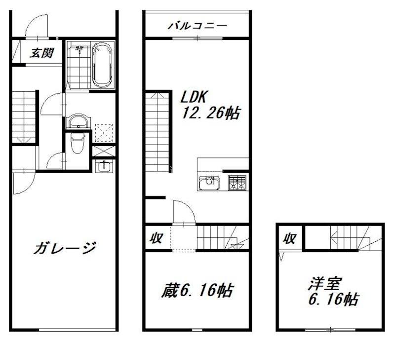 ポスィドーナス 間取り図