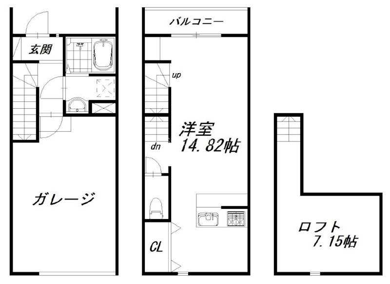 ポスィドーナス 間取り図