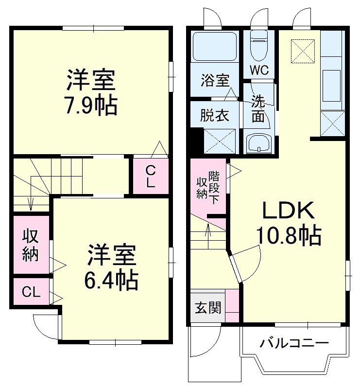 ウエストヒルズ 間取り図
