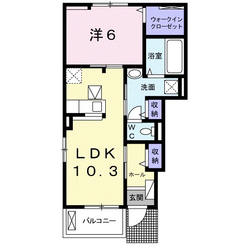 ルイール佐鳴台 間取り図