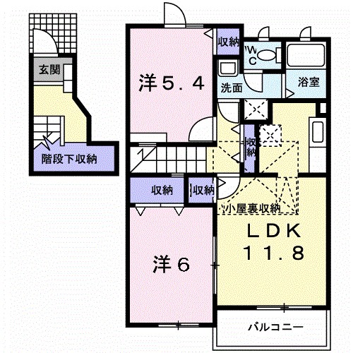Ｌｉｖｅｒｔｙ　ｄｒｅａｍ　Ⅵ 間取り図