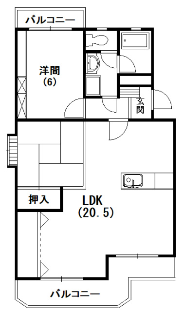 クランツハイム 間取り図