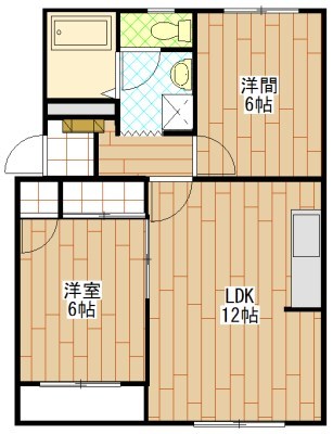 ベェスイズライフA 102号室 間取り