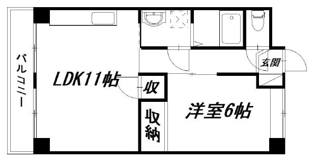 マンション丸山 間取り図