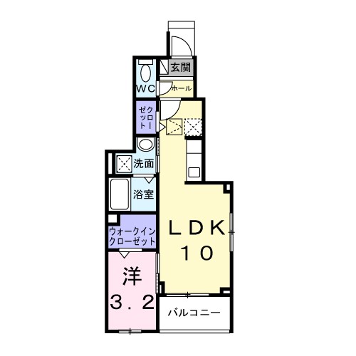 ヒカルサ見付サウスⅠ 間取り図