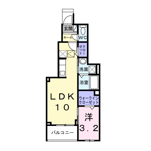 ヒカルサ見付サウスⅠ 間取り図