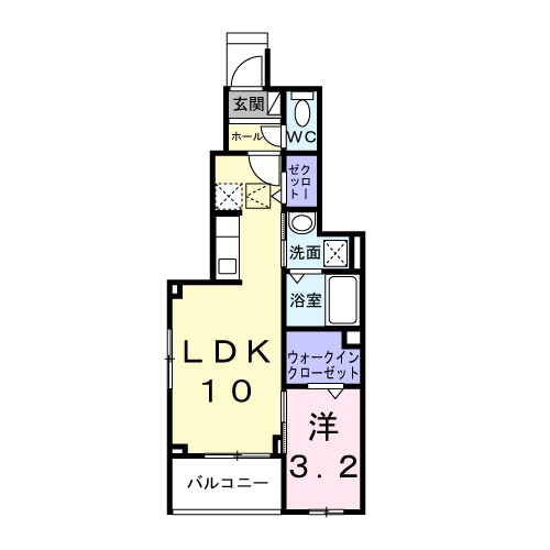 ヒカルサ見付サウスⅠ 間取り図